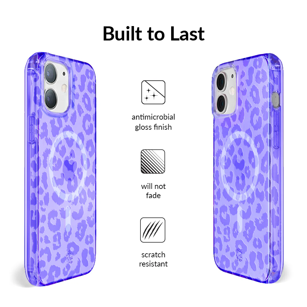 Electric Purple Leopard iPhone Case - Image 59