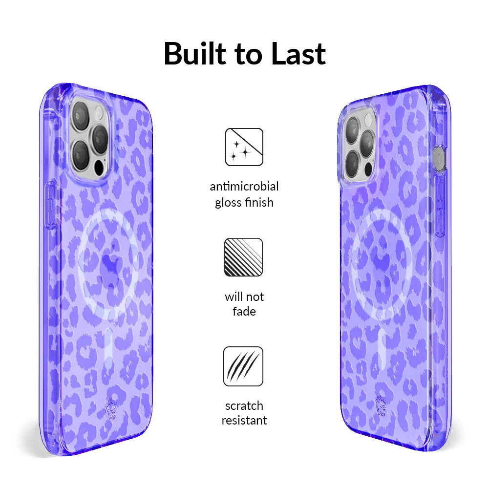 Electric Purple Leopard iPhone Case - Image 65