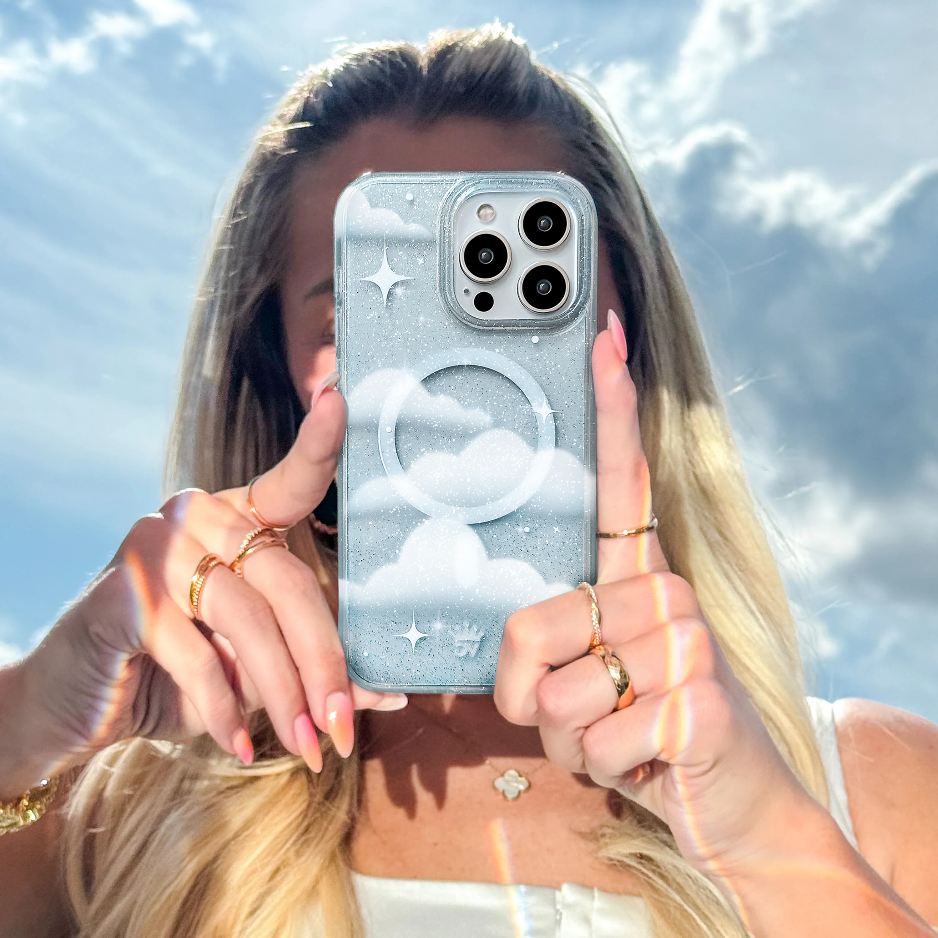In the Clouds Stardust iPhone Case - Image 68