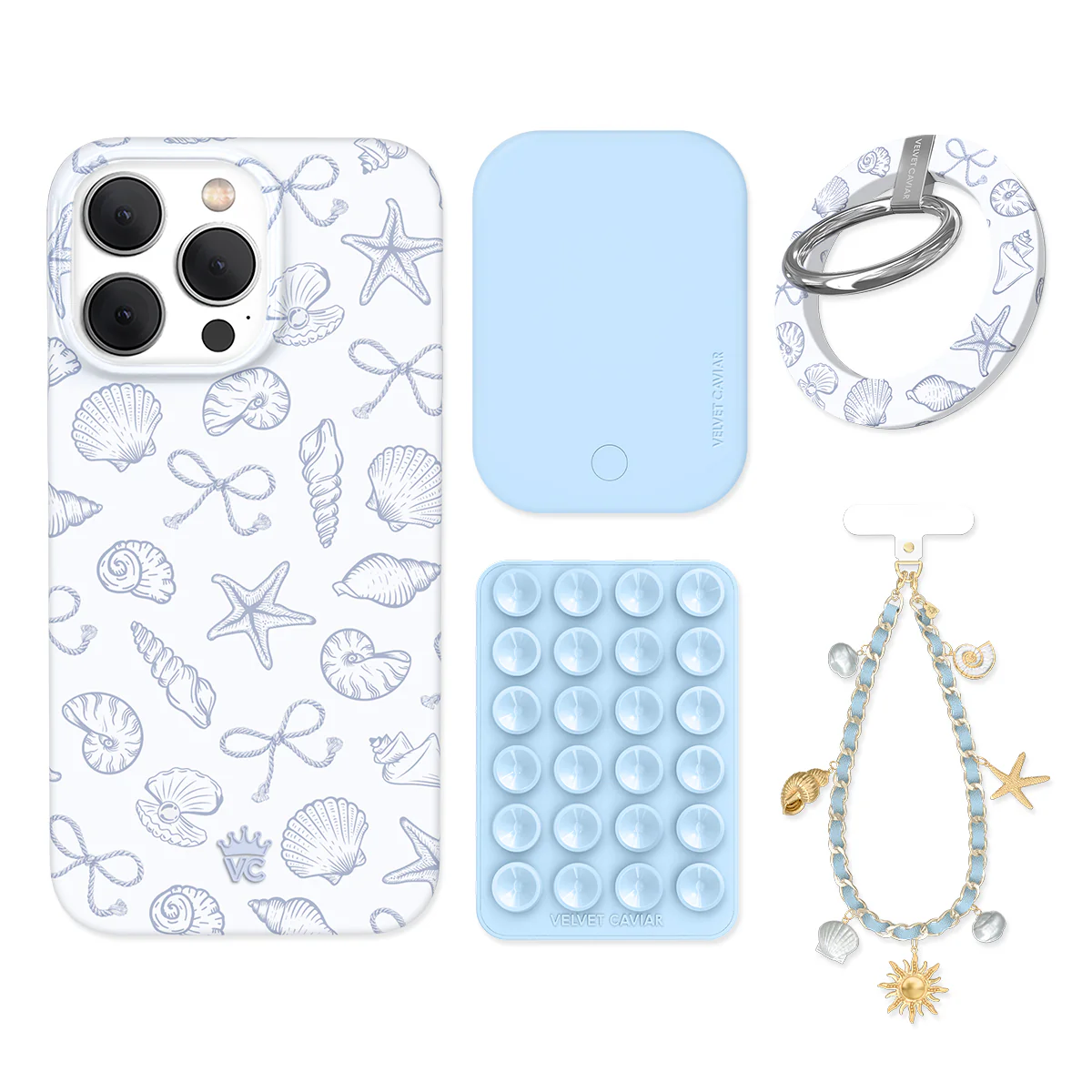 Coastal Seashells iPhone Bundle Set - Grip - Image 6