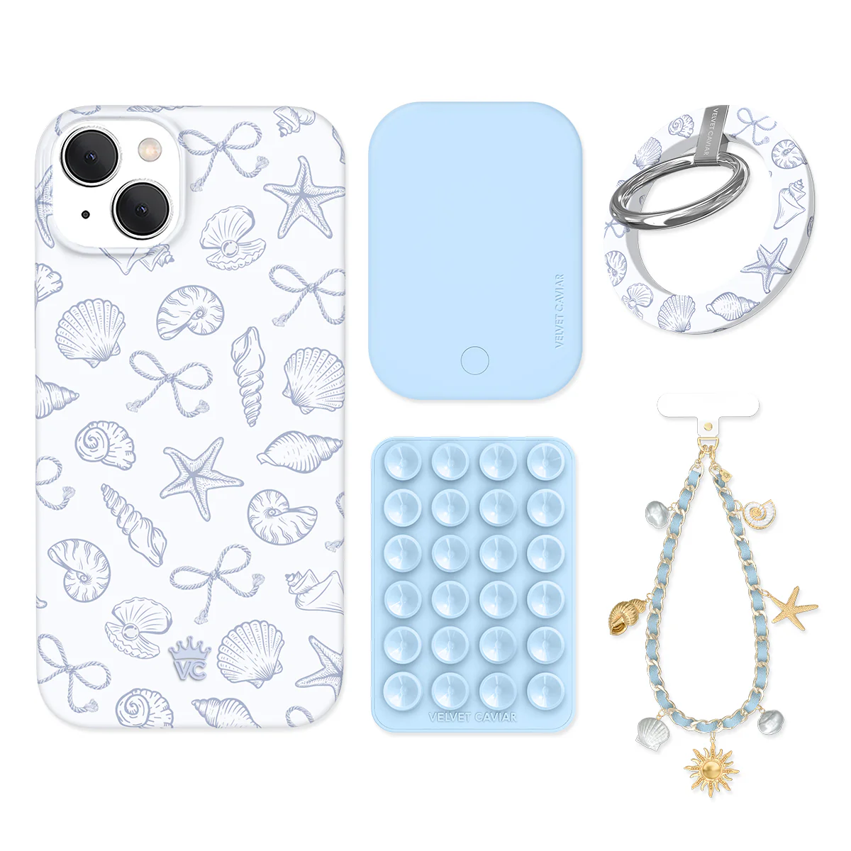 Coastal Seashells iPhone Bundle Set - Grip - Image 8