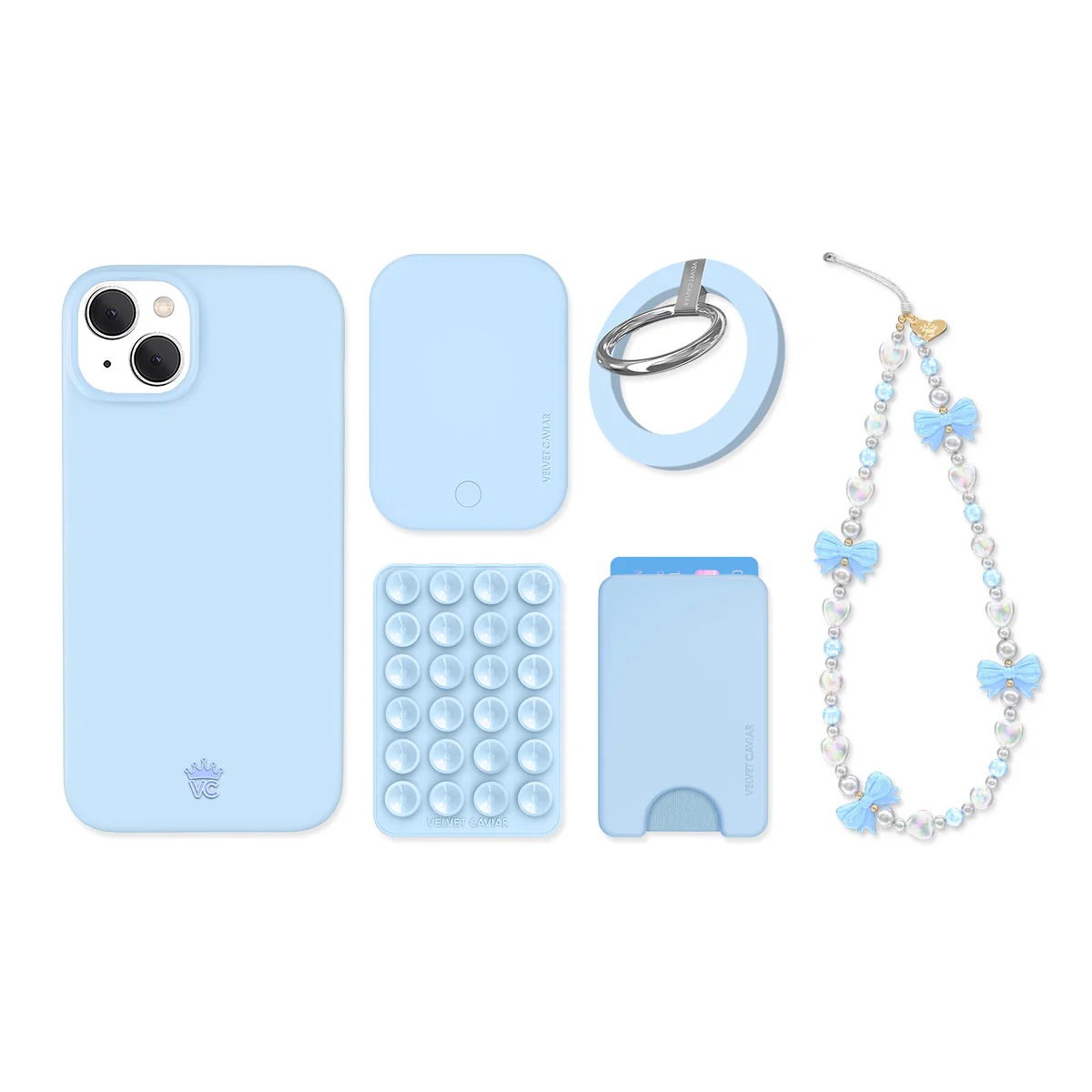 Cotton Candy Blue iPhone Bundle Set - Image 14
