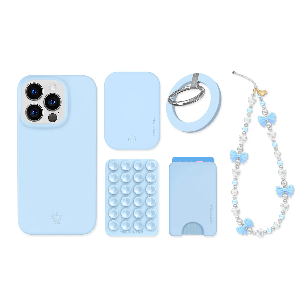 Cotton Candy Blue iPhone Bundle Set - Image 5