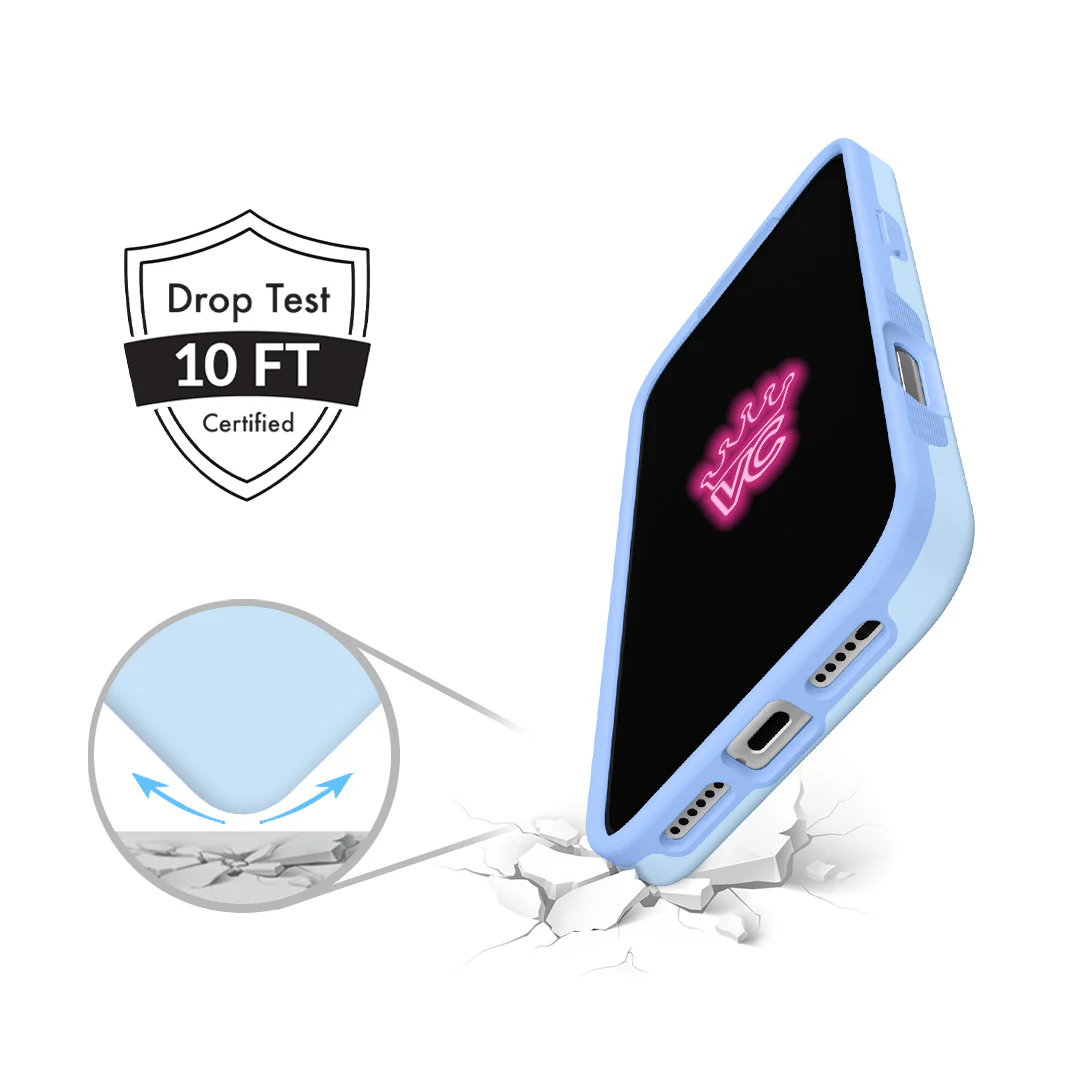 Cotton Candy Blue iPhone Case - Image 128