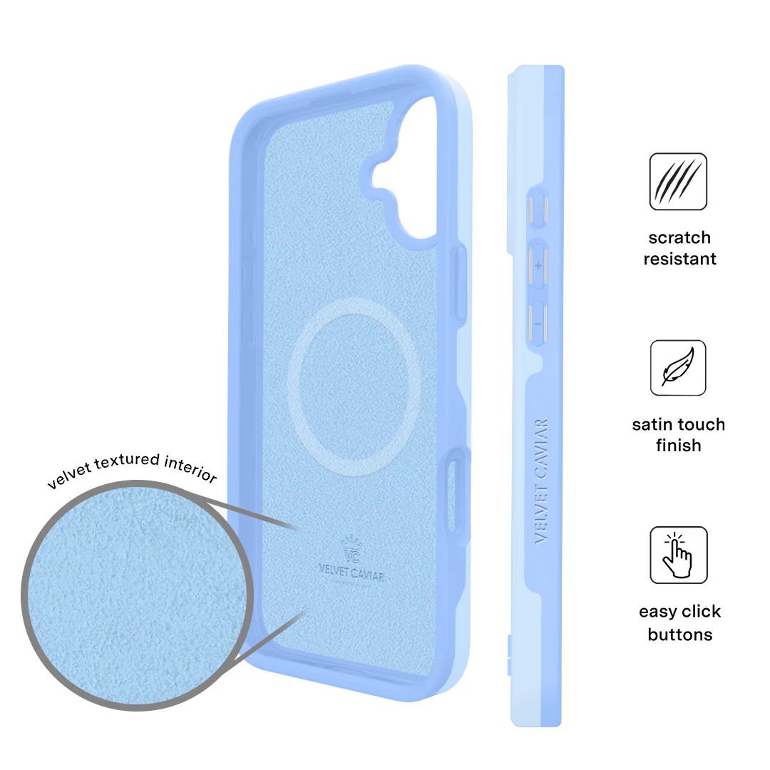 Cotton Candy Blue iPhone Case - Image 5