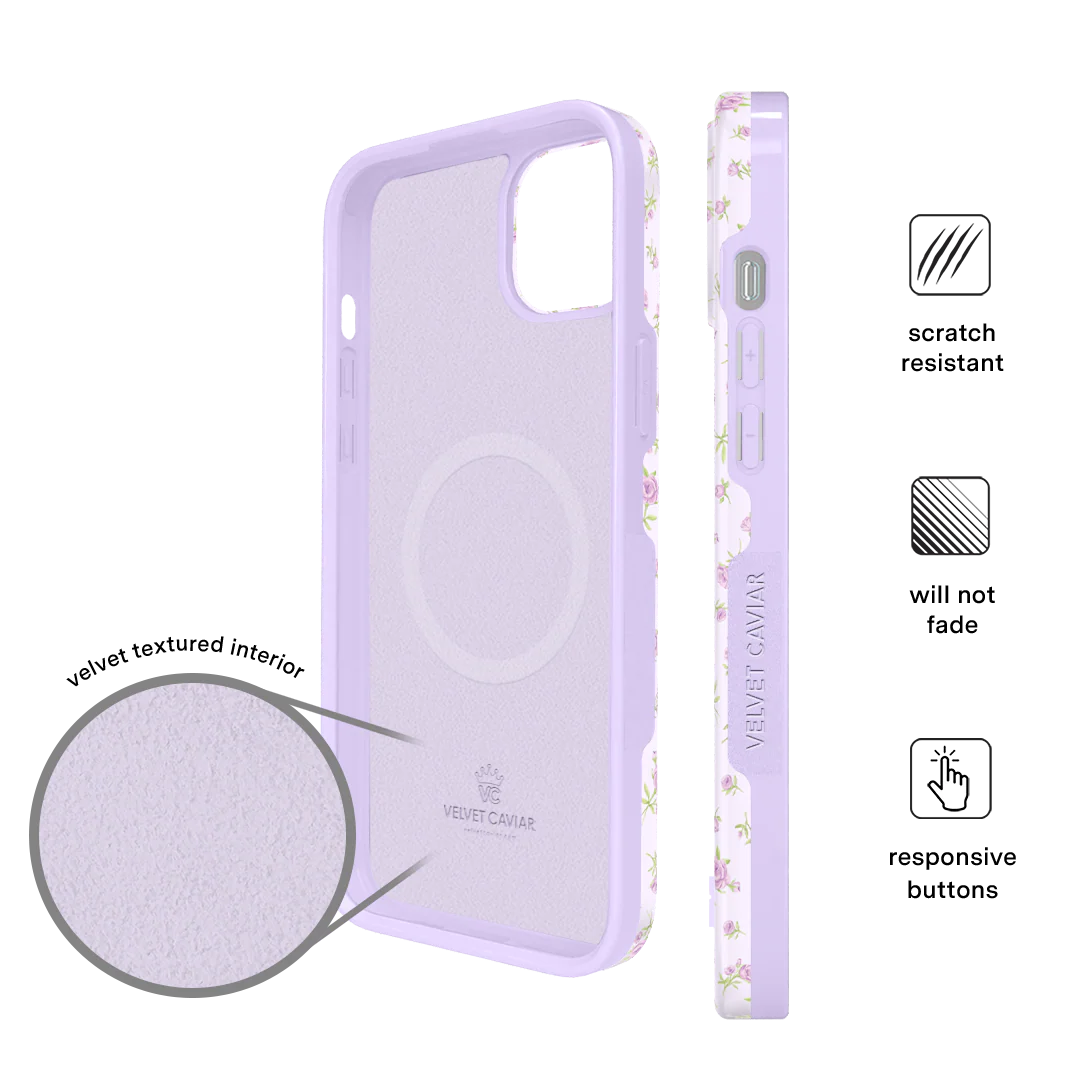 Dainty Lilac Floral iPhone Case - Image 25