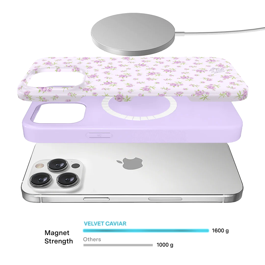 Dainty Lilac Floral iPhone Case - Image 48