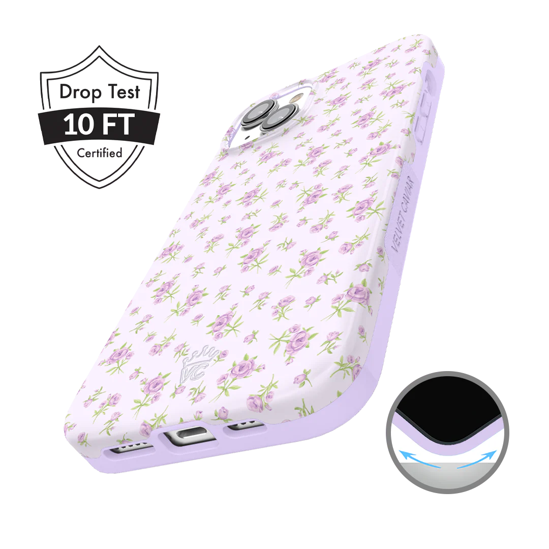 Dainty Lilac Floral iPhone Case - Image 59