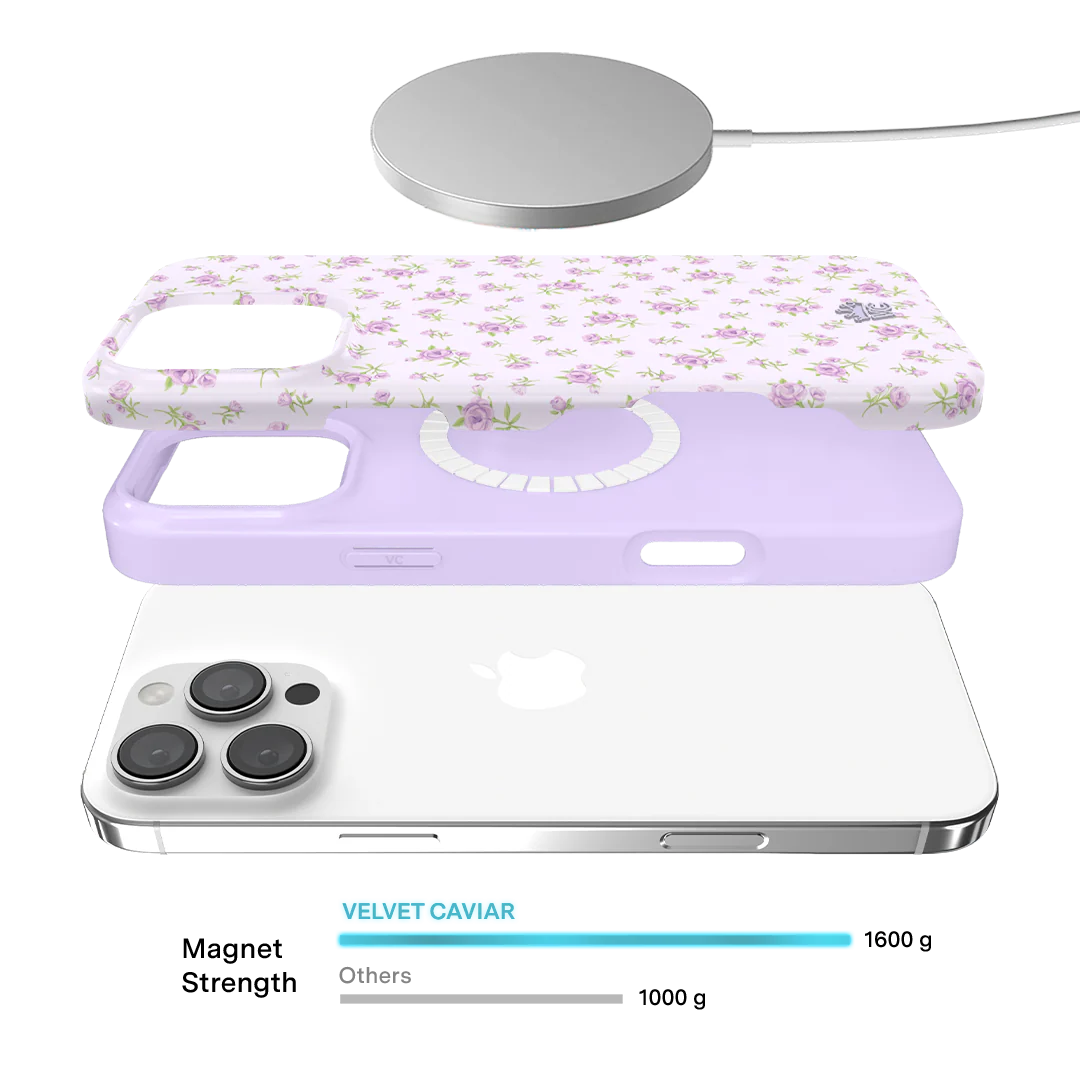 Dainty Lilac Floral iPhone Case - Image 7