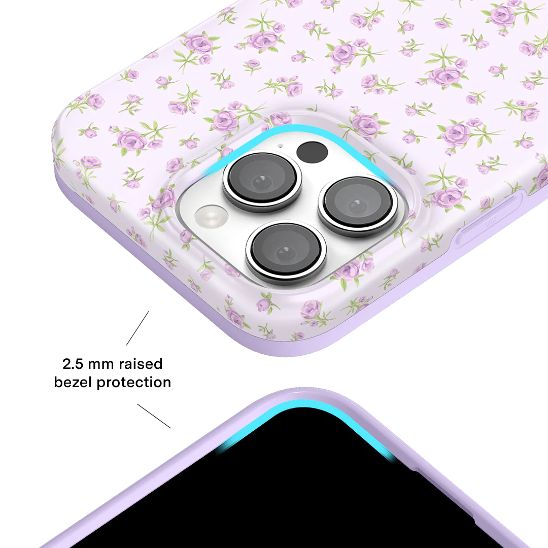 Dainty Lilac Floral iPhone Case - Image 8