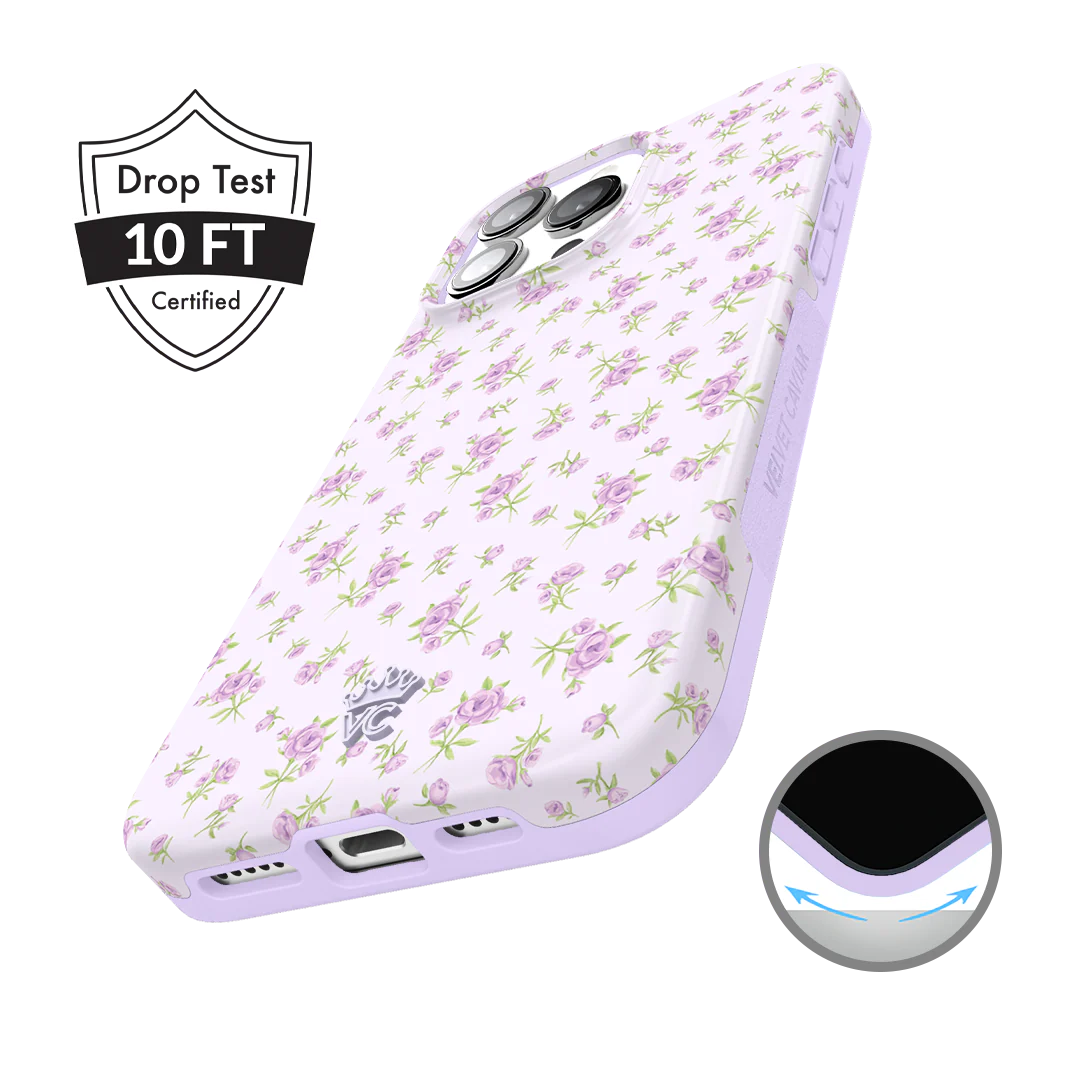 Dainty Lilac Floral iPhone Case - Image 9