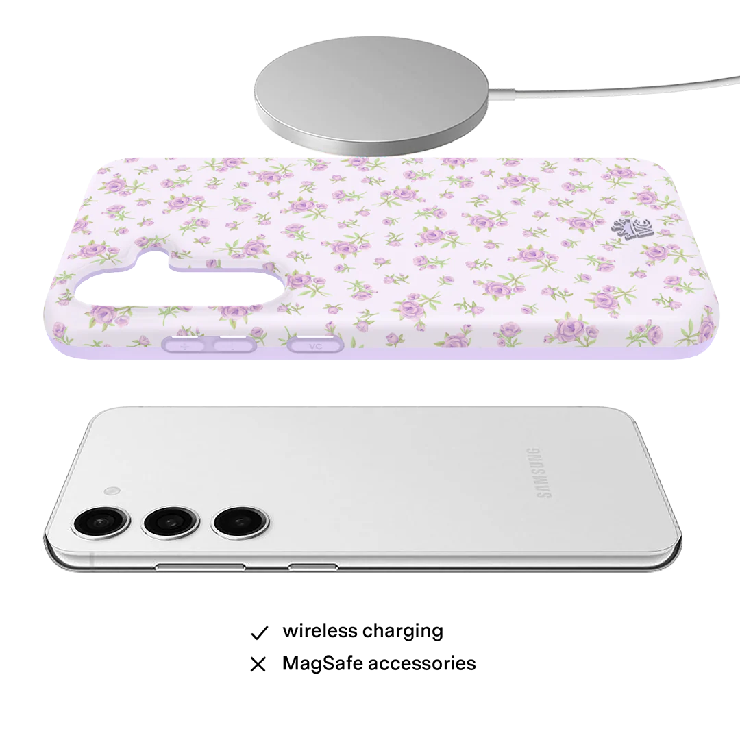 Dainty Lilac Floral Samsung Case - Image 18