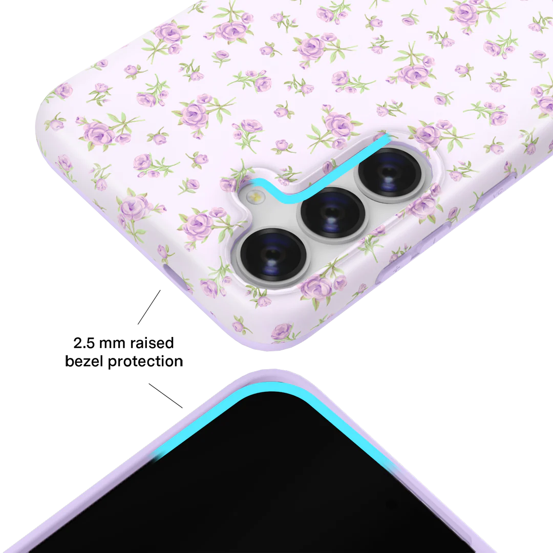 Dainty Lilac Floral Samsung Case - Image 22