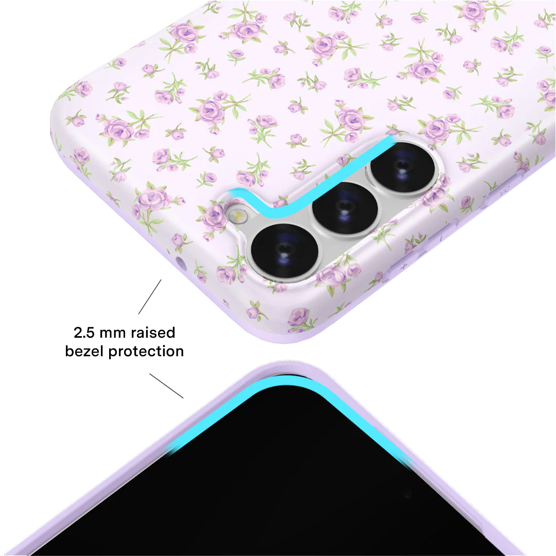 Dainty Lilac Floral Samsung Case - Image 32