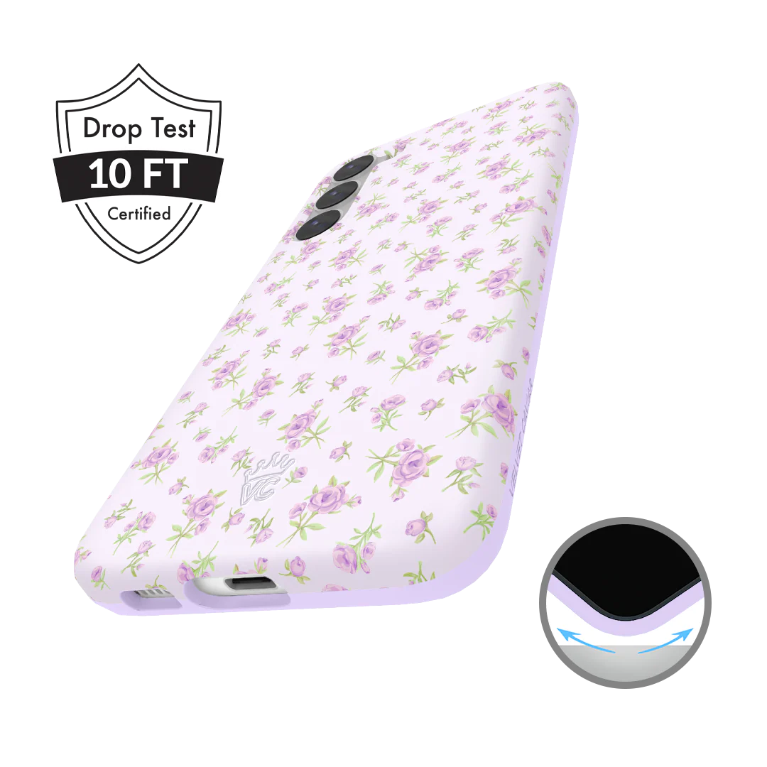 Dainty Lilac Floral Samsung Case - Image 34
