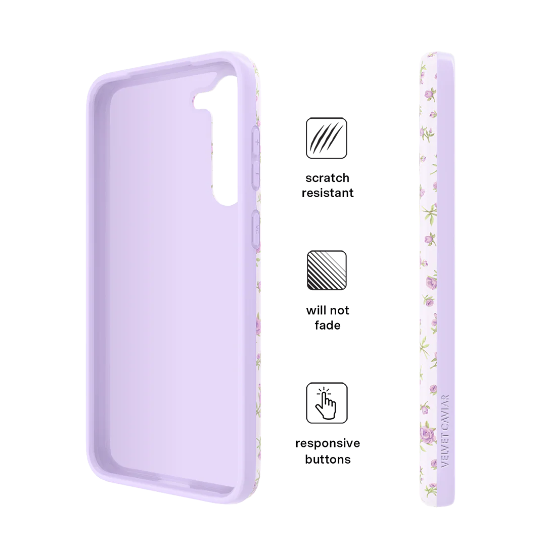 Dainty Lilac Floral Samsung Case - Image 35