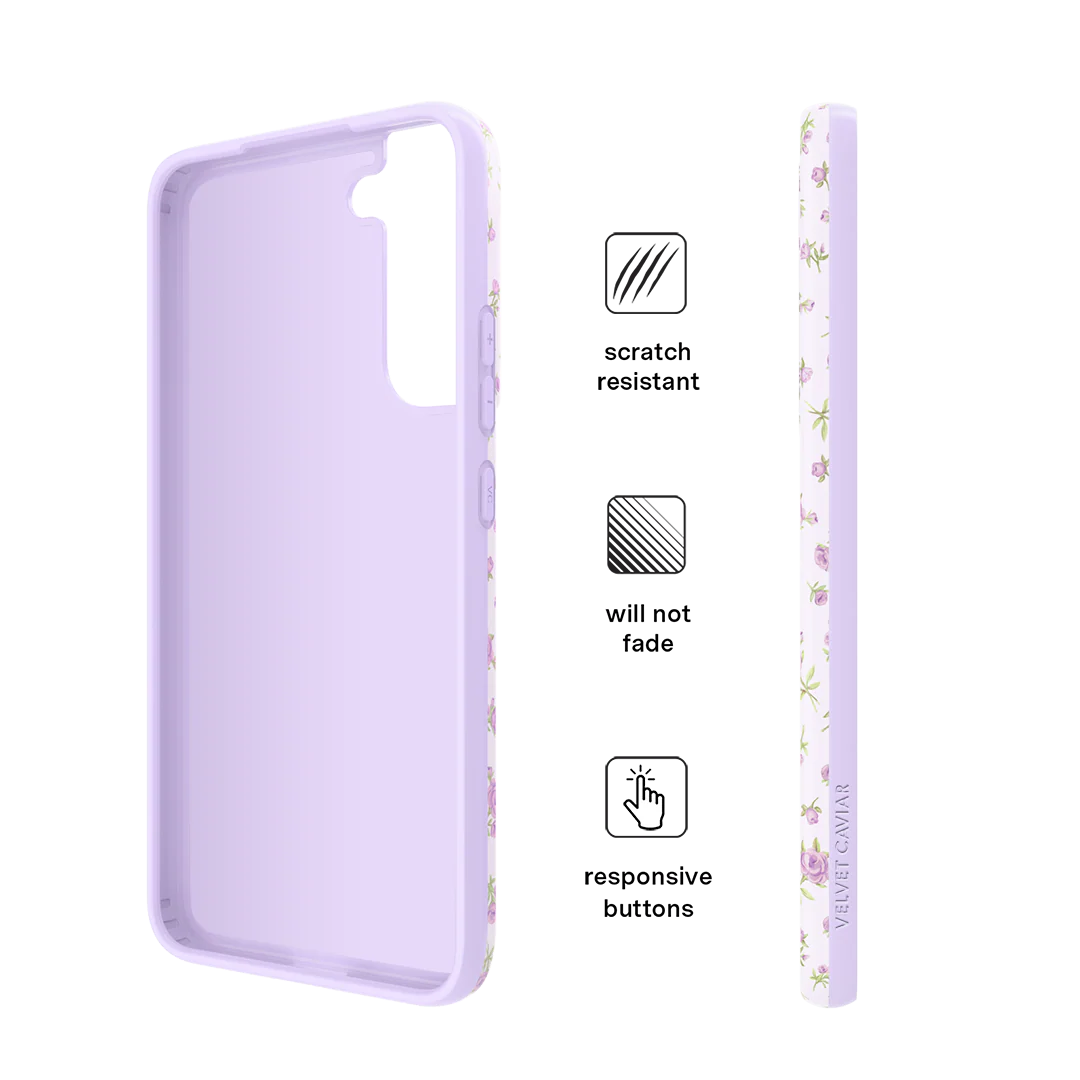 Dainty Lilac Floral Samsung Case - Image 50