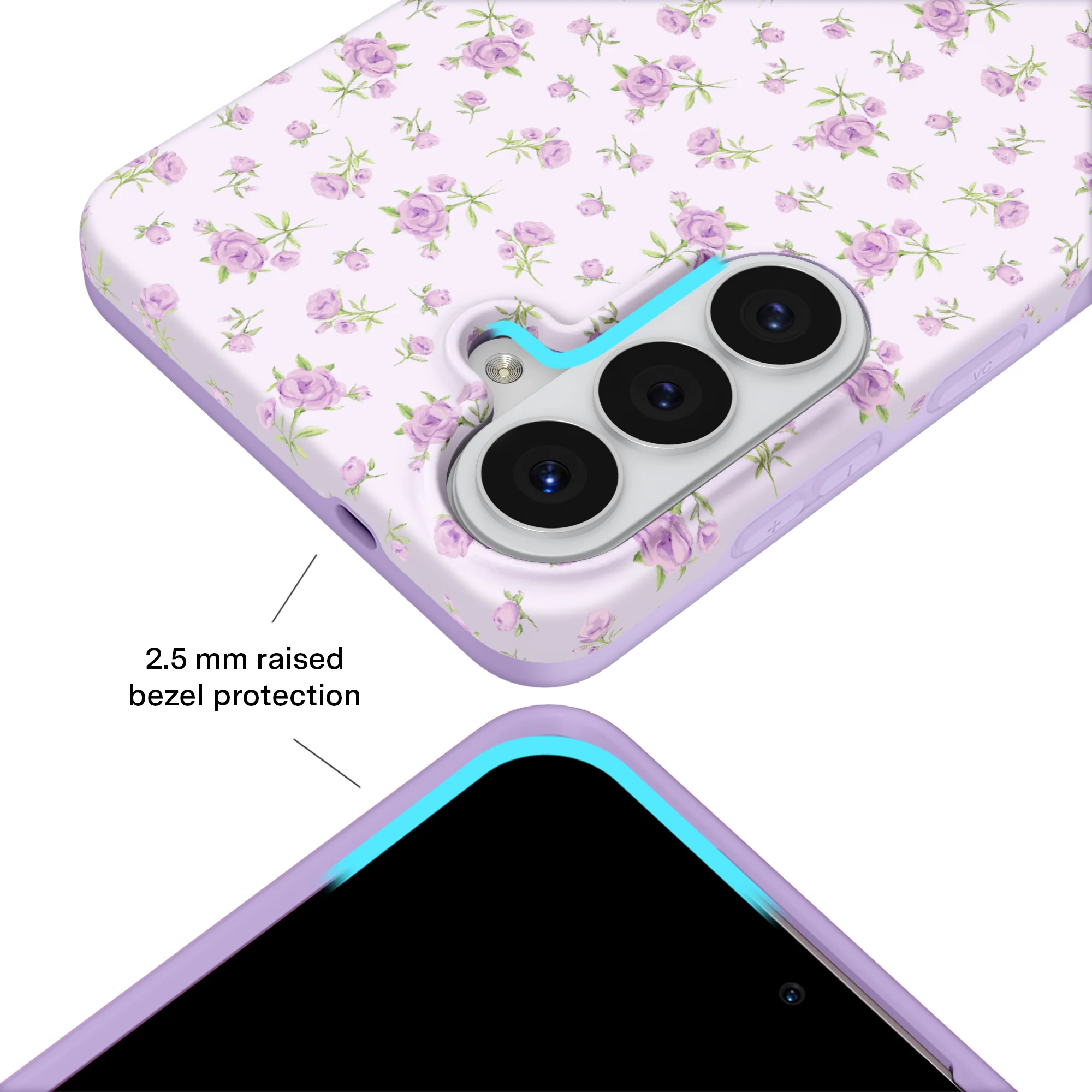 Dainty Lilac Floral Samsung Case - Image 63