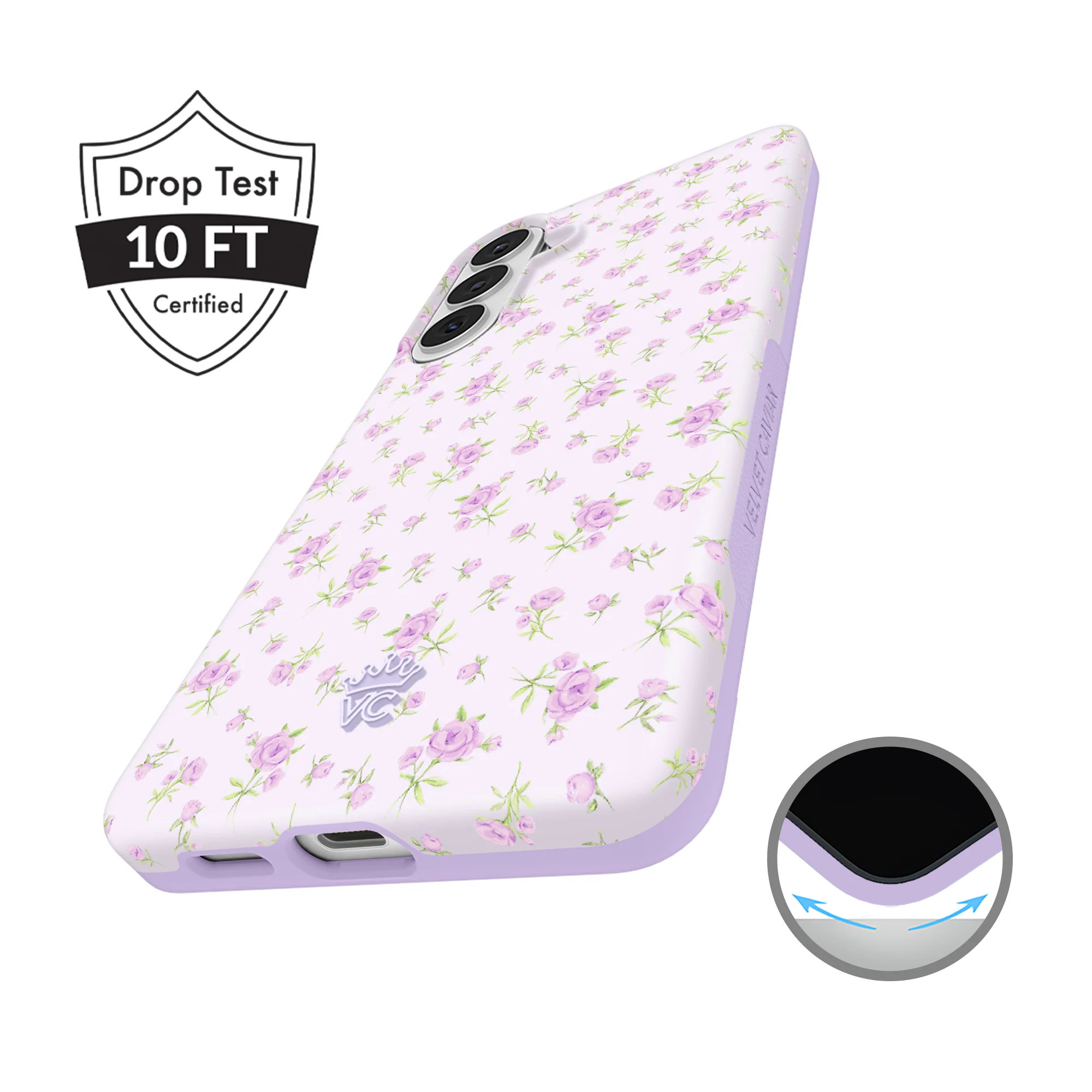 Dainty Lilac Floral Samsung Case - Image 72