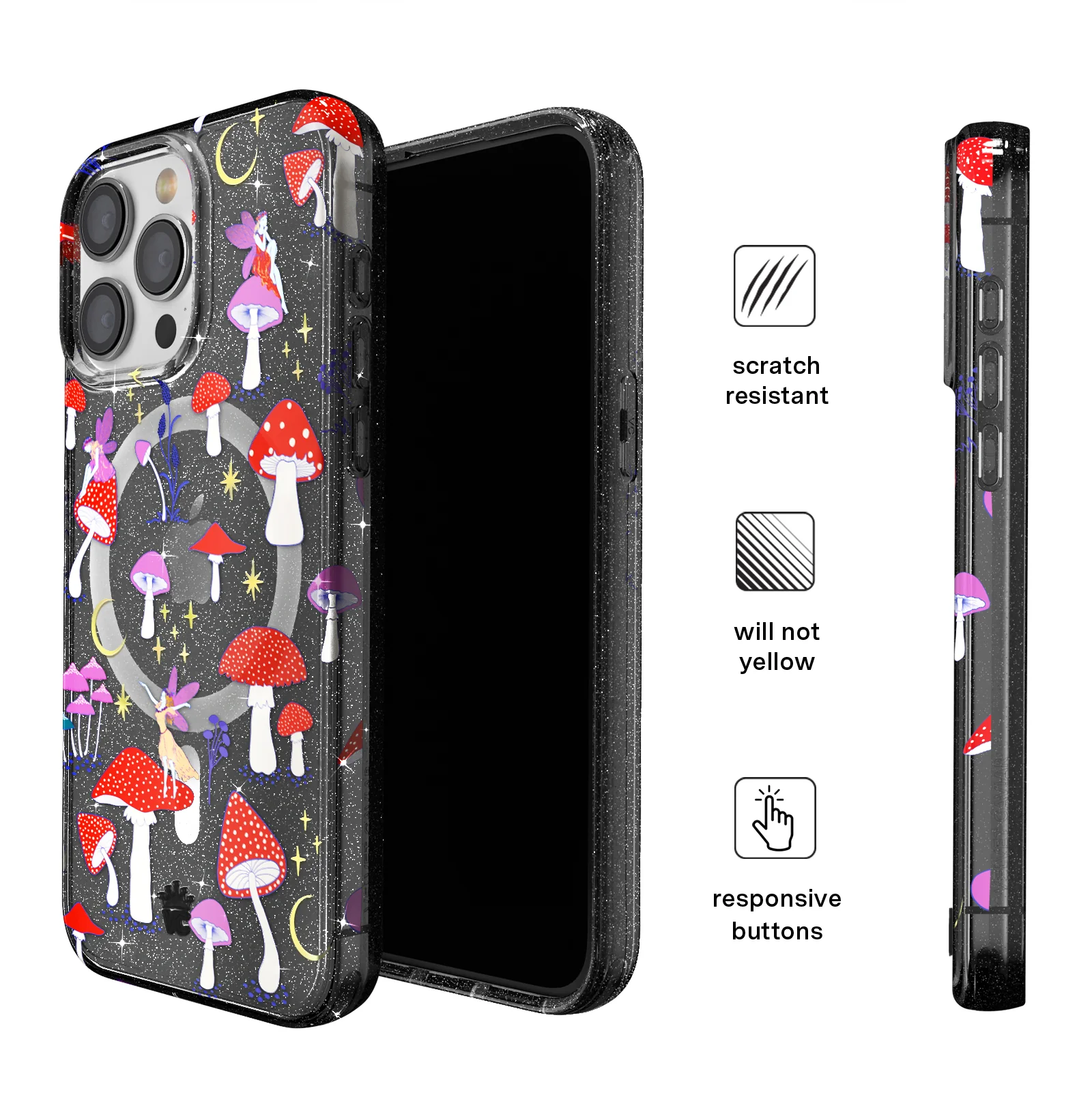 Mystic Mushrooms iPhone Case - Image 6