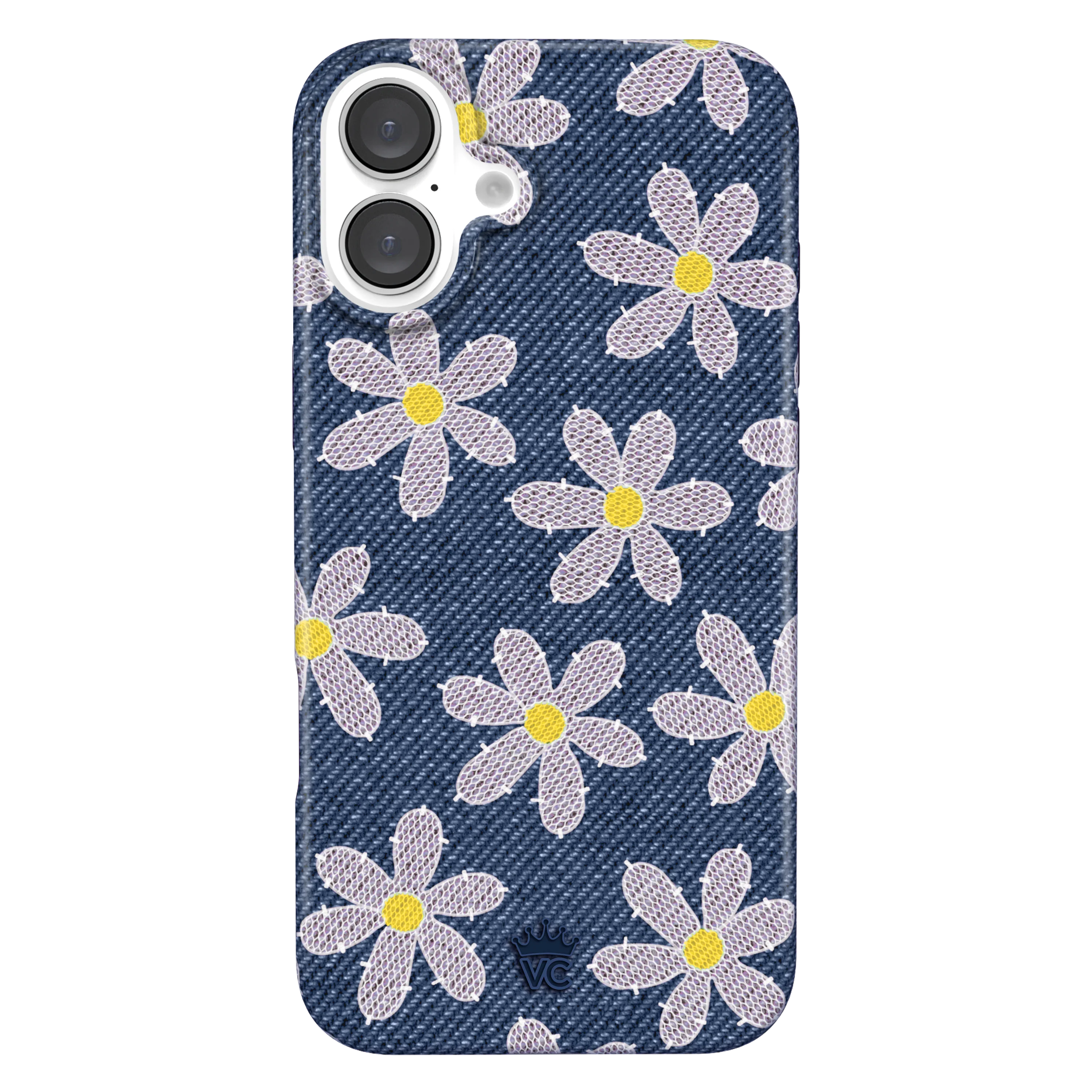 Denim Daisy iPhone Case