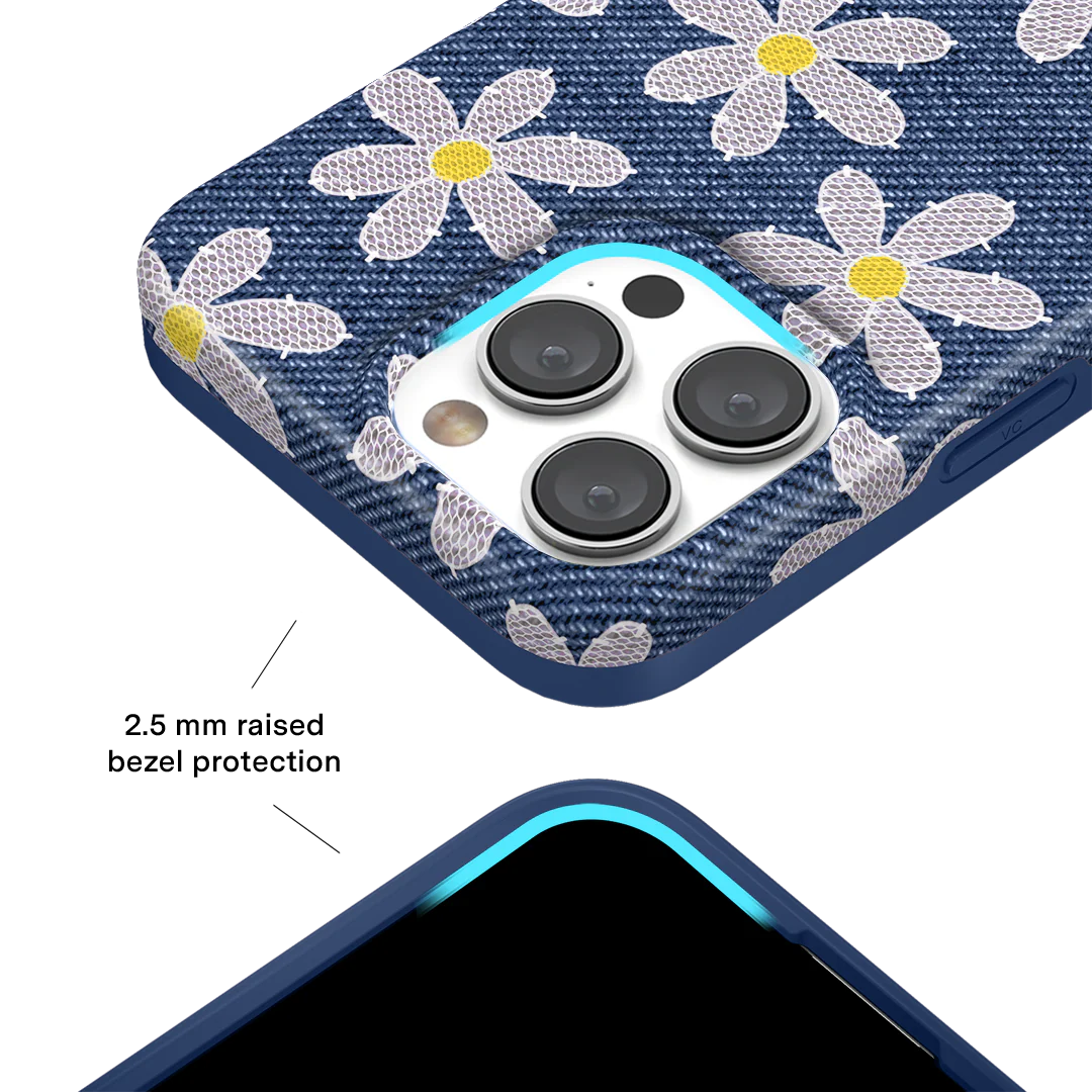 Denim Daisy iPhone Case - Image 38