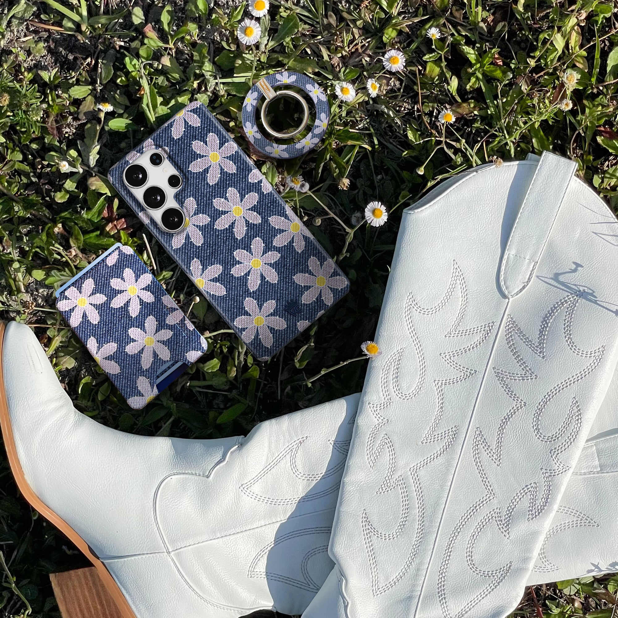 Denim Daisy Samsung Case - Image 29