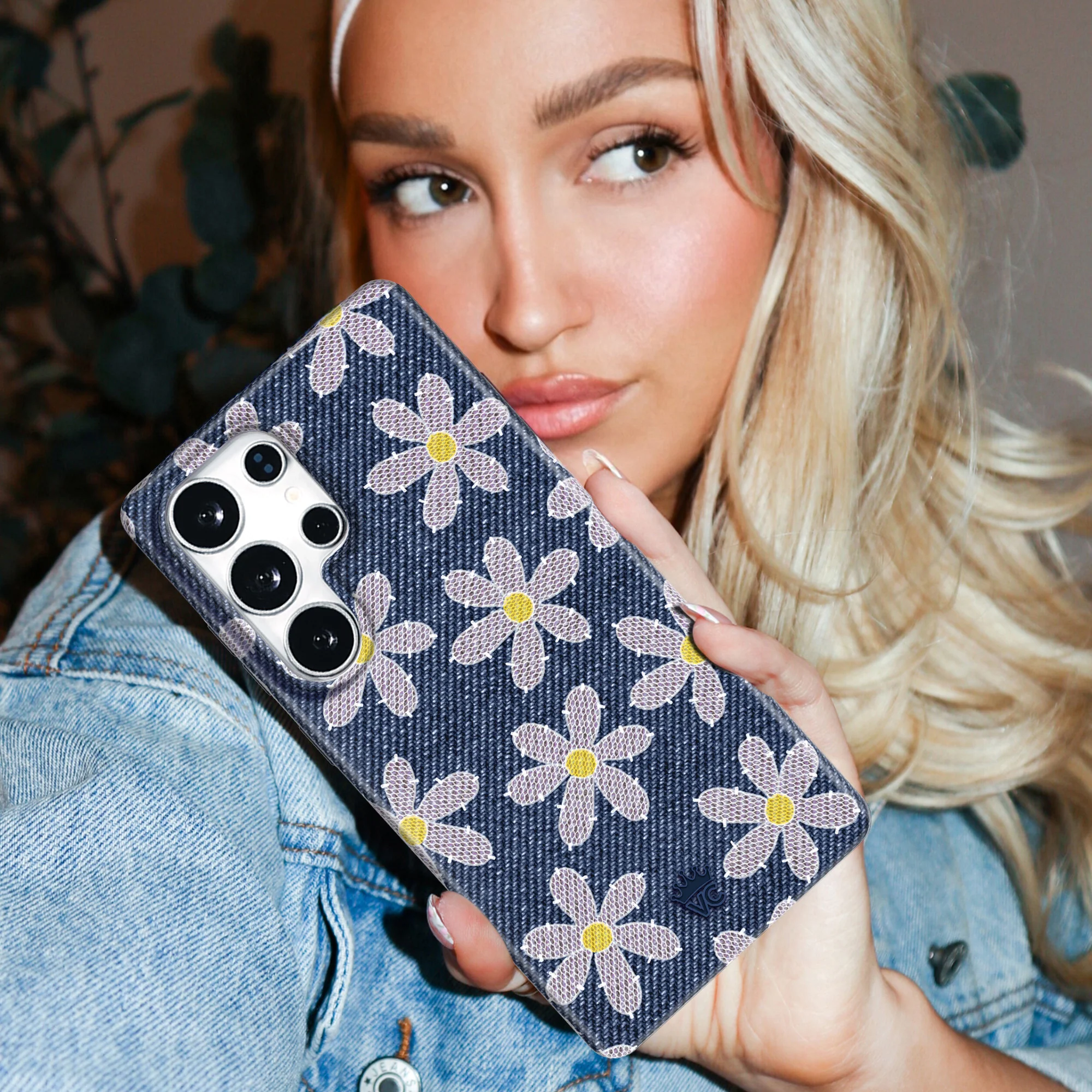 Denim Daisy Samsung Case - Image 58