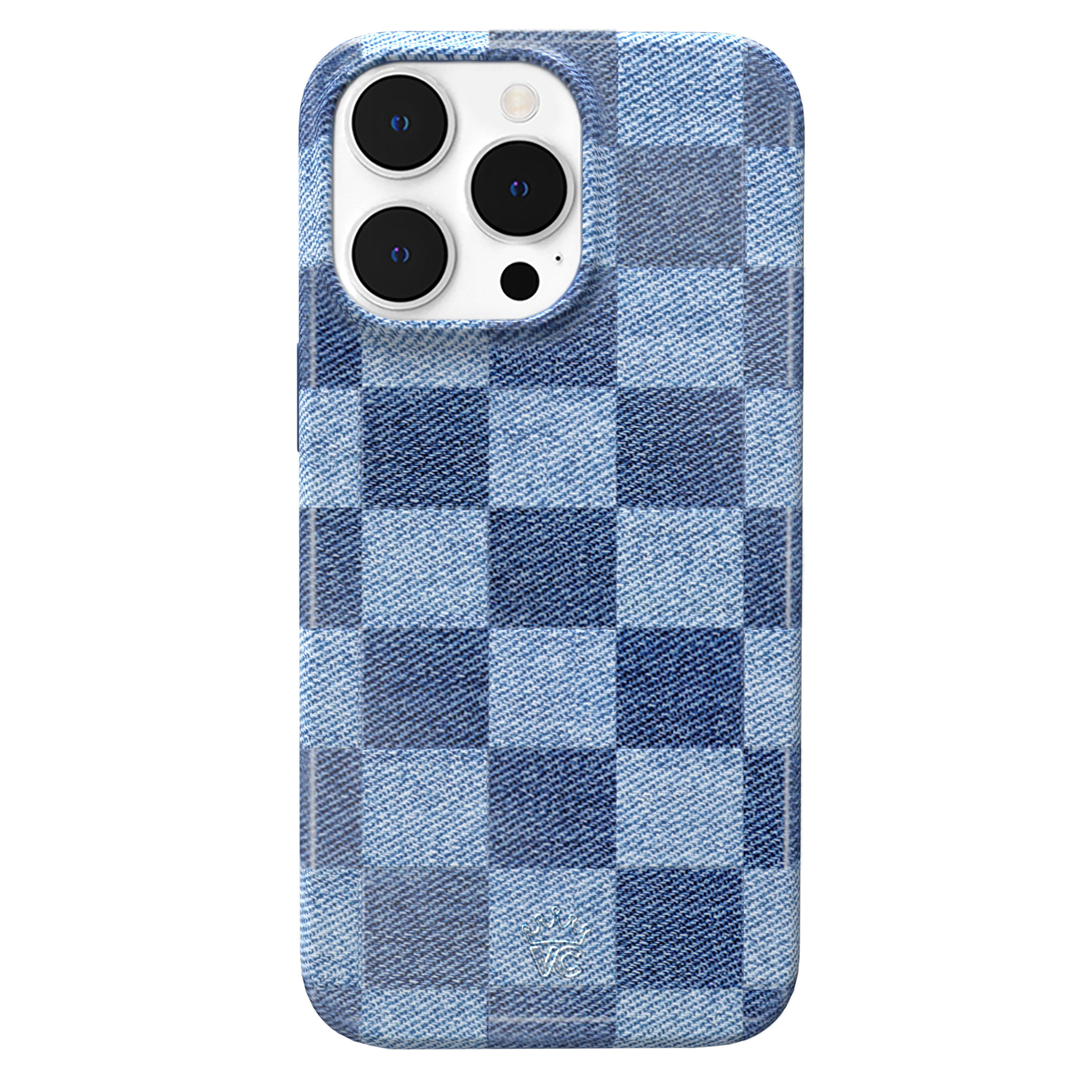 Denim Vibe Checkered iPhone Case - Image 31