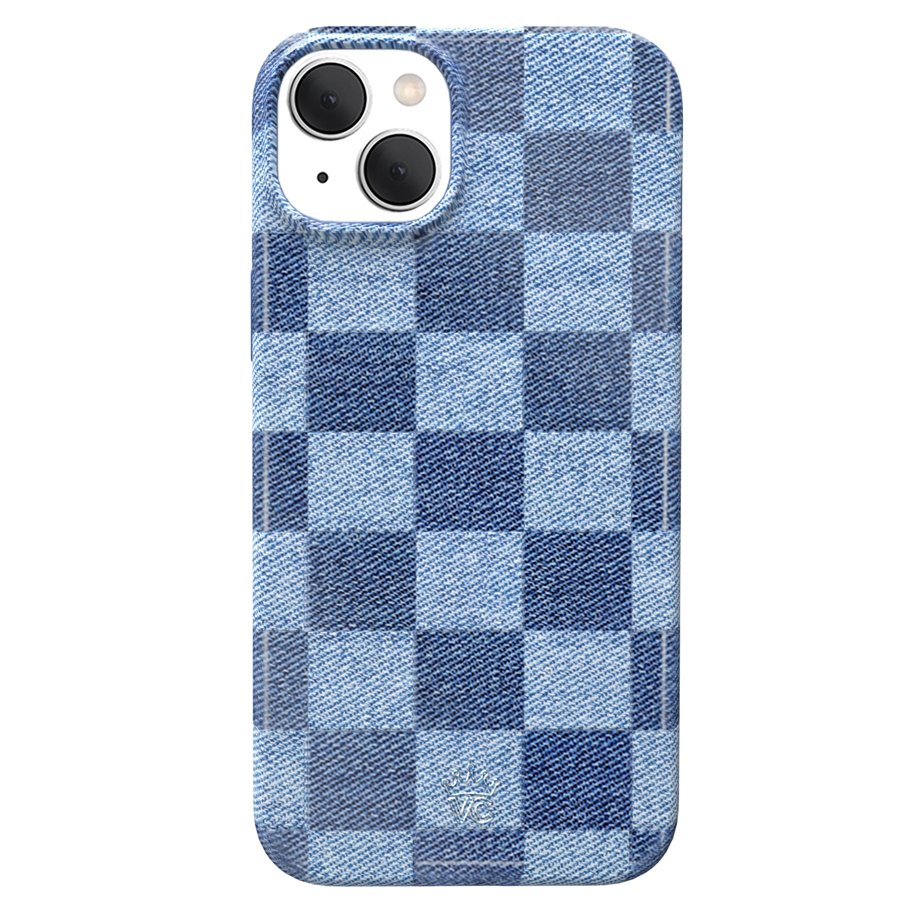 Denim Vibe Checkered iPhone Case - Image 67