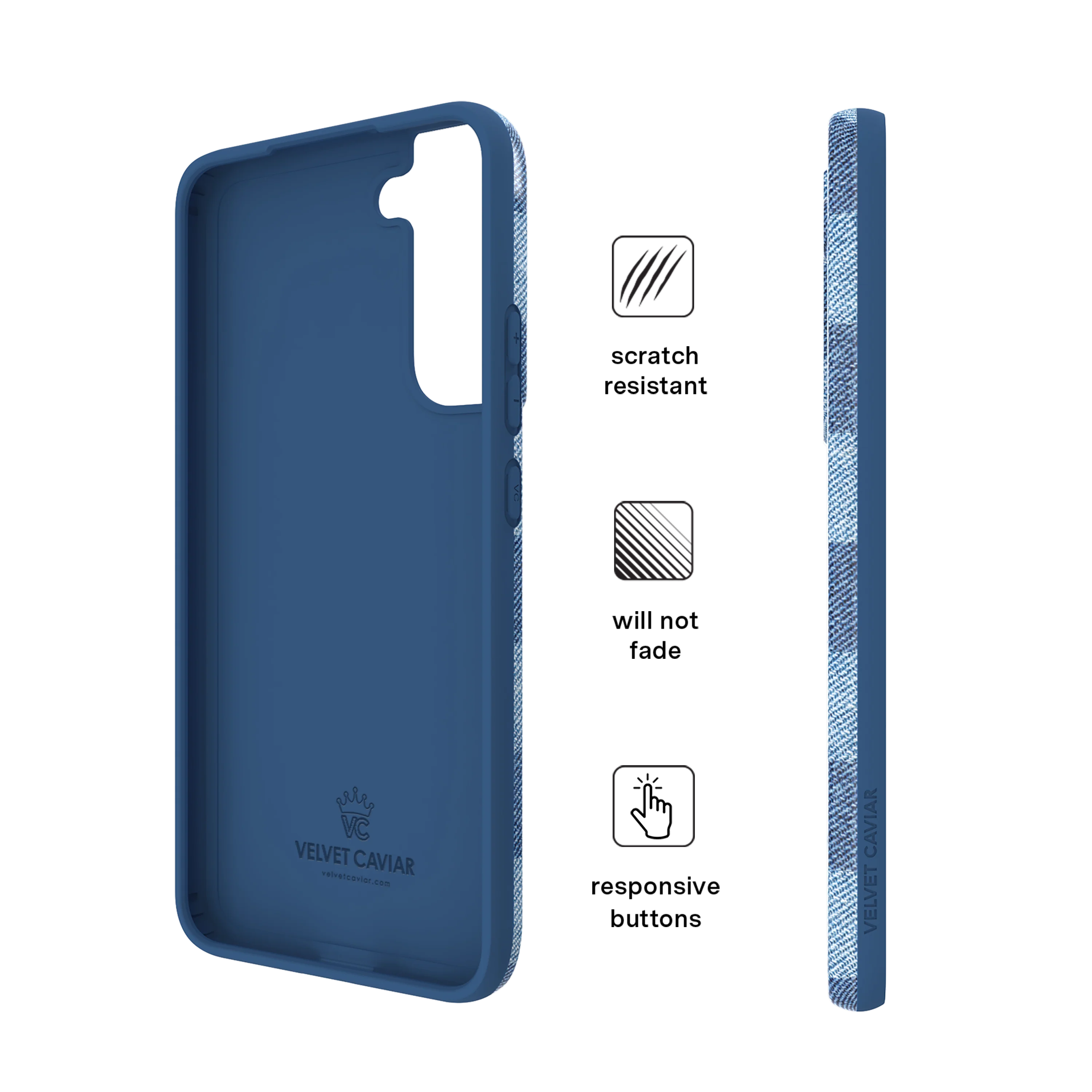 Denim Vibe Checkered Samsung Case - Image 35