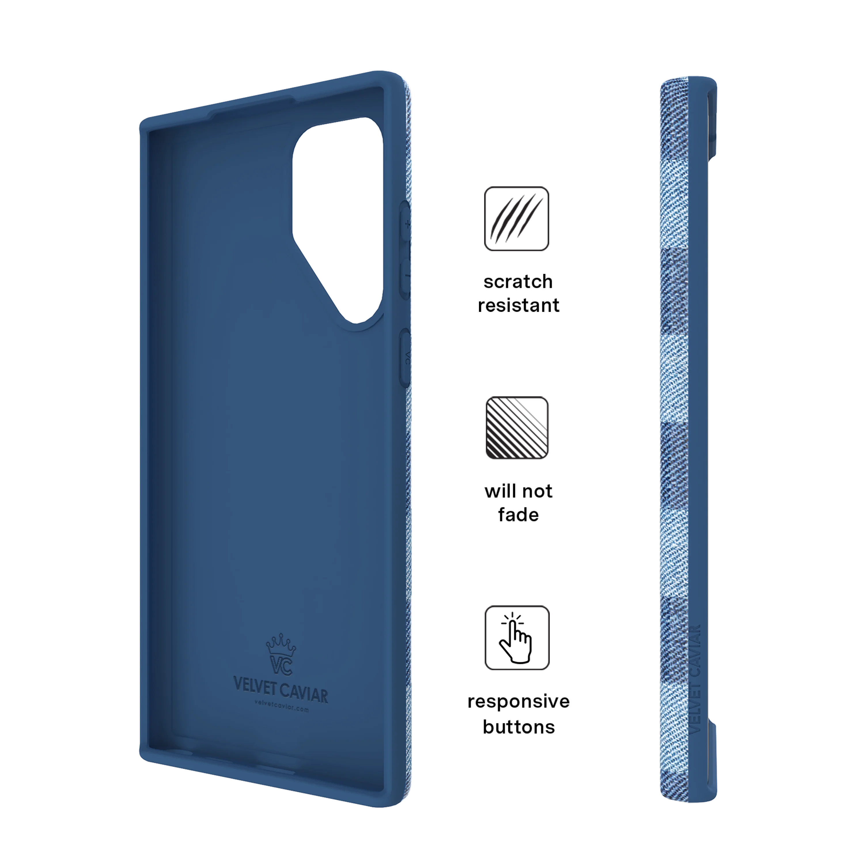 Denim Vibe Checkered Samsung Case - Image 45