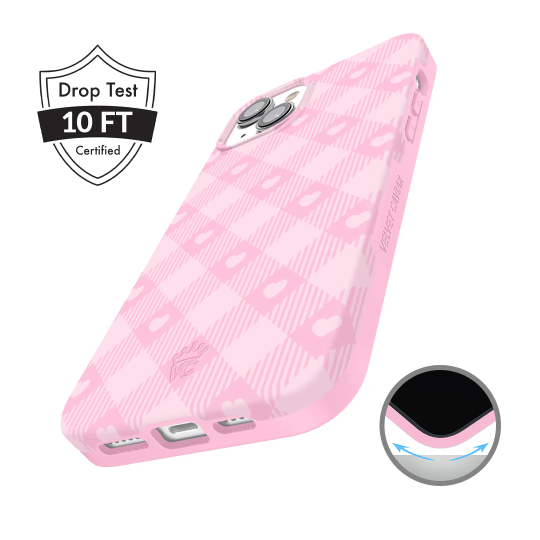 Dolly Pink Gingham iPhone Case - Image 59