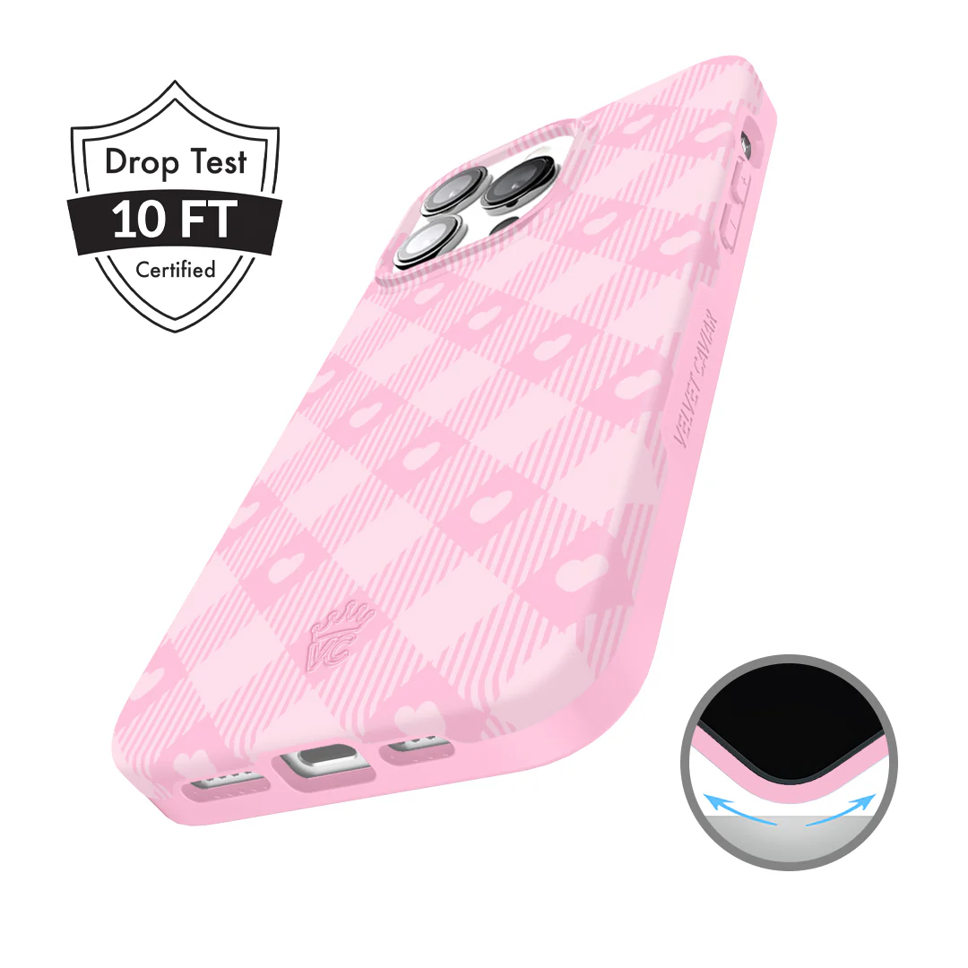 Dolly Pink Gingham iPhone Case - Image 64