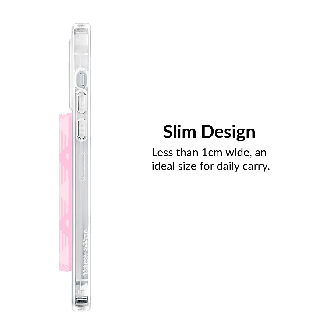 Dolly Pink Gingham MagSafe Wallet - Image 5
