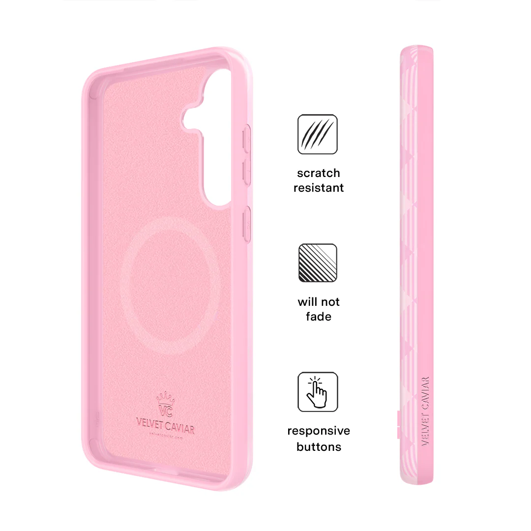 Dolly Pink Gingham Samsung Case - Image 5