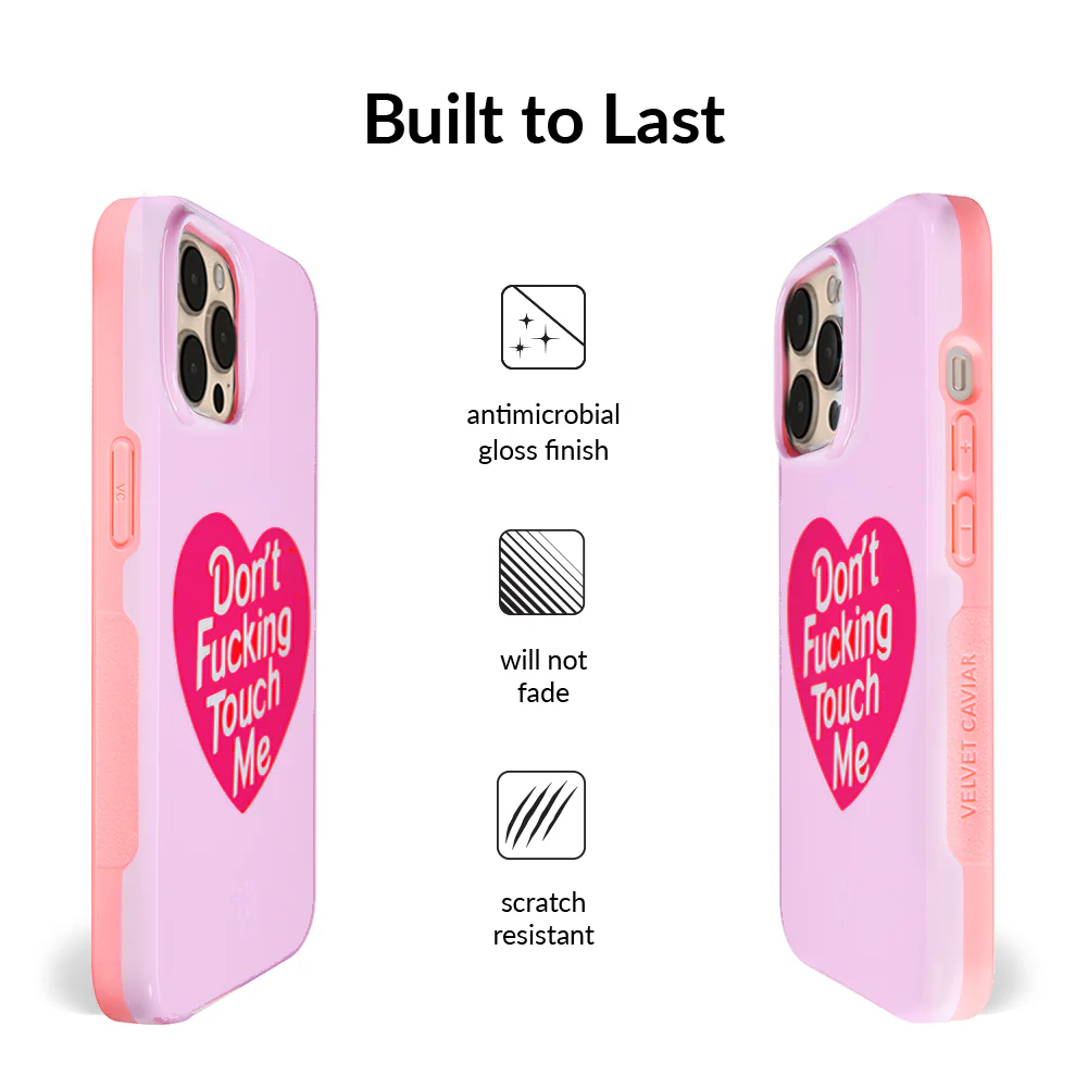 Don't F Touch Me iPhone Case - Image 112