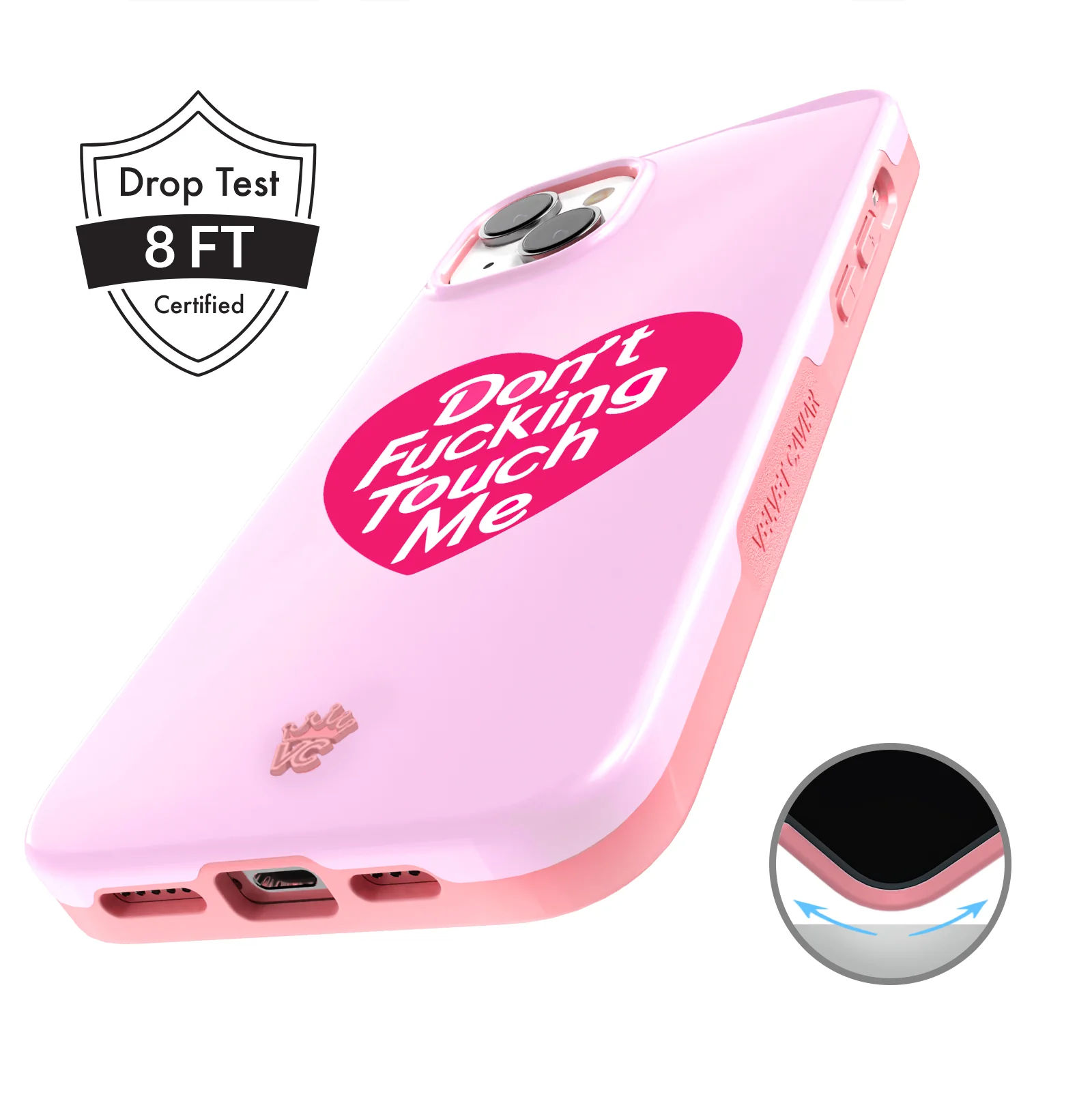 Don't F Touch Me iPhone Case - Image 122