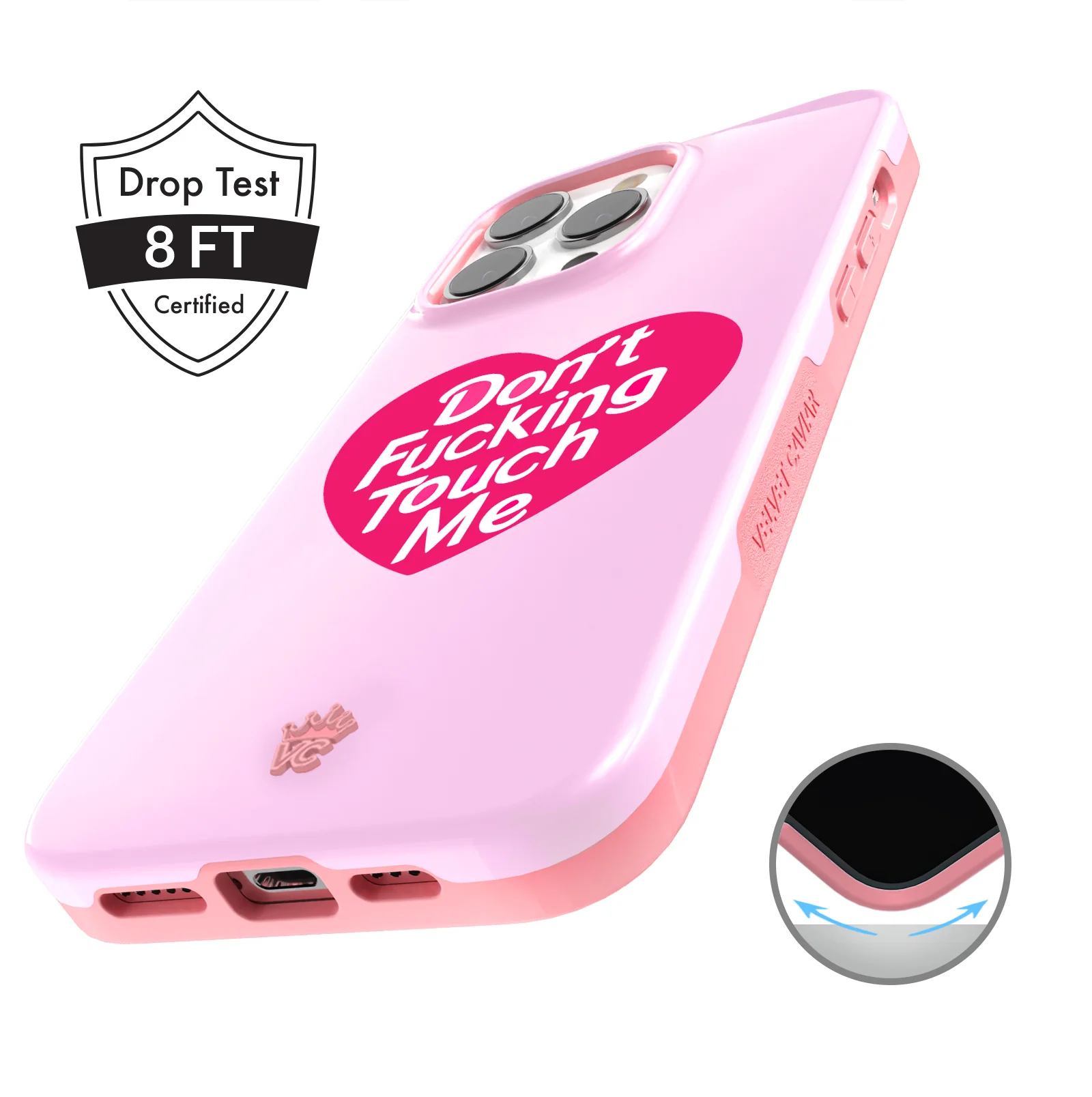 Don't F Touch Me iPhone Case - Image 132
