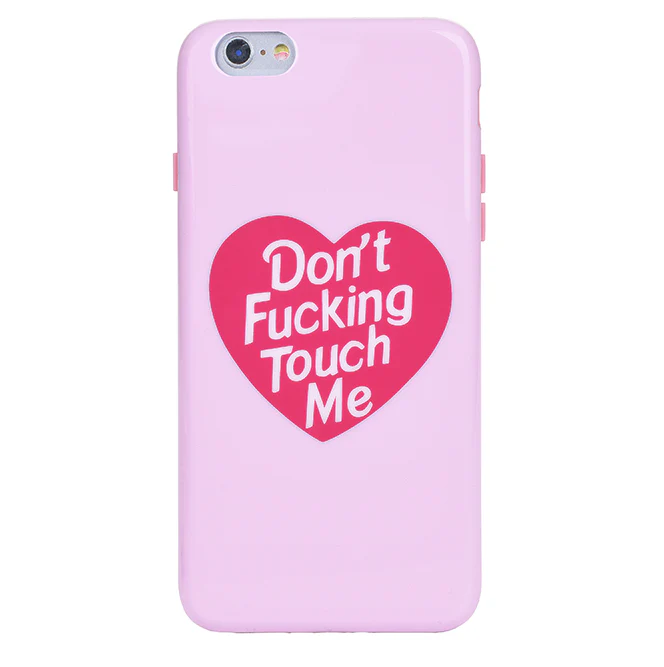 Don't F Touch Me iPhone Case - Image 29