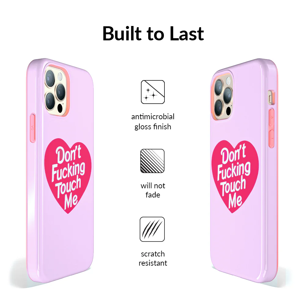 Don't F Touch Me iPhone Case - Image 66