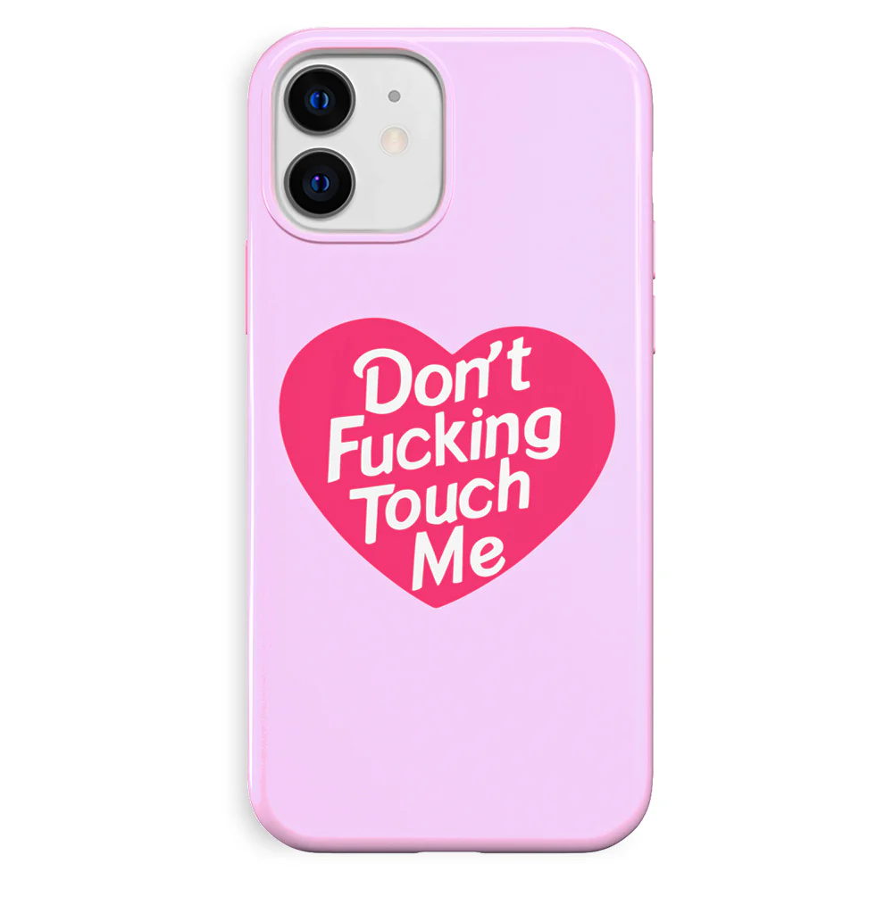 Don't F Touch Me iPhone Case - Image 68