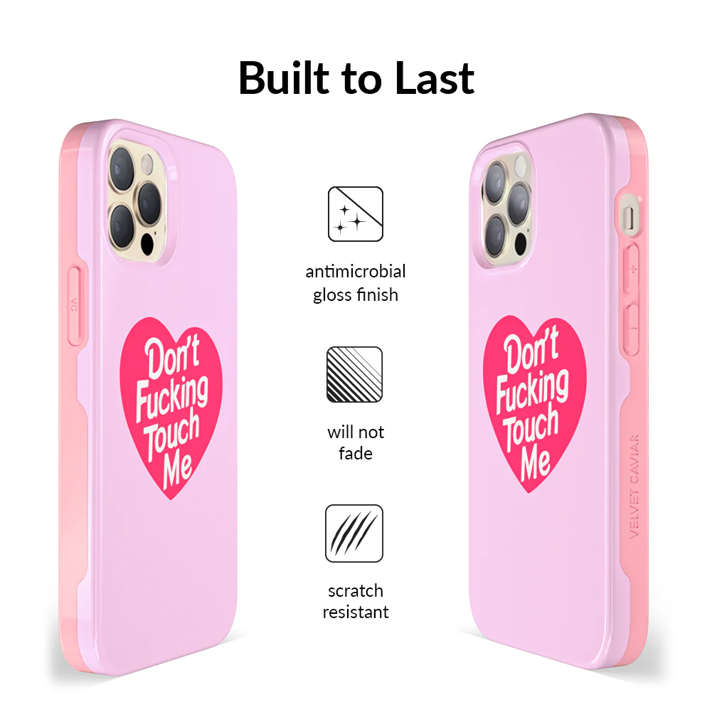 Don't F Touch Me iPhone Case - Image 91