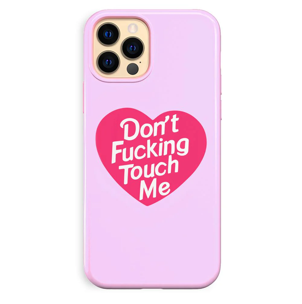 Don't F Touch Me iPhone Case - Image 93