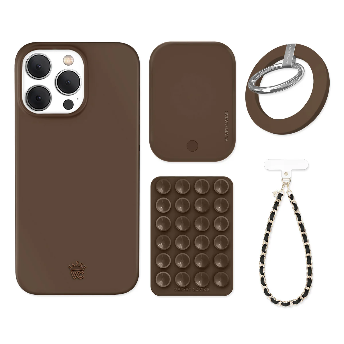 Espresso Brown iPhone Bundle Set - Grip - Image 6