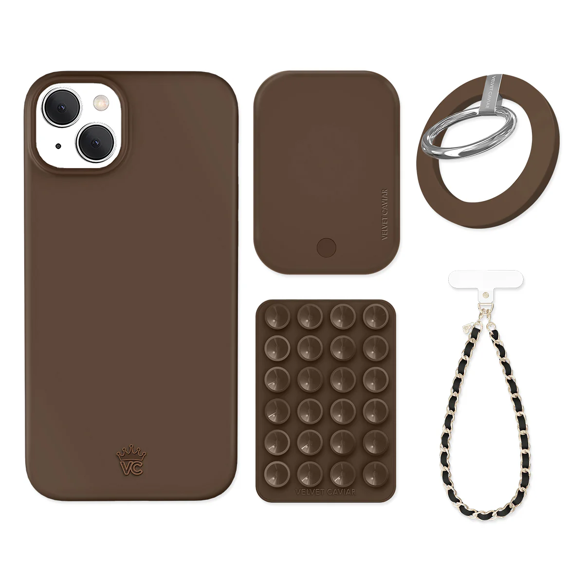 Espresso Brown iPhone Bundle Set - Grip - Image 8