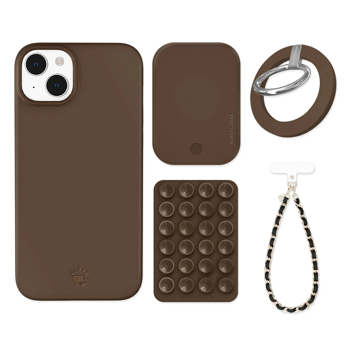 Espresso Brown iPhone Bundle Set - Grip - Image 9