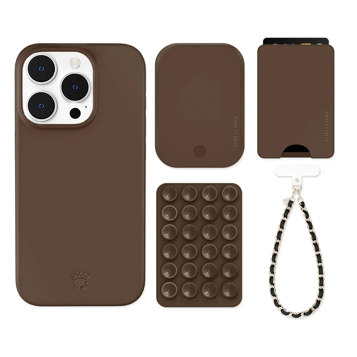 Espresso Brown iPhone Bundle Set - Wallet - Image 11