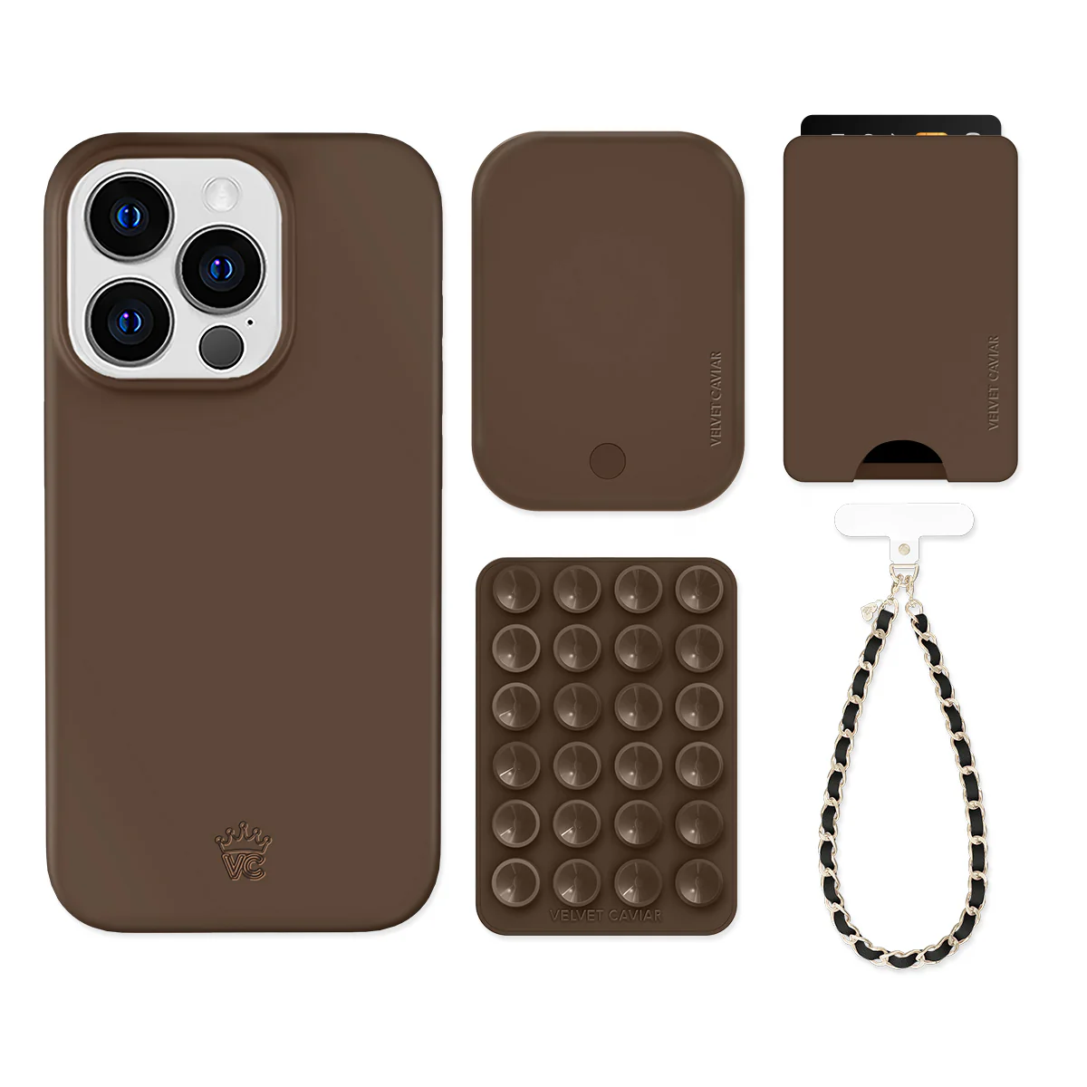 Espresso Brown iPhone Bundle Set - Wallet - Image 14