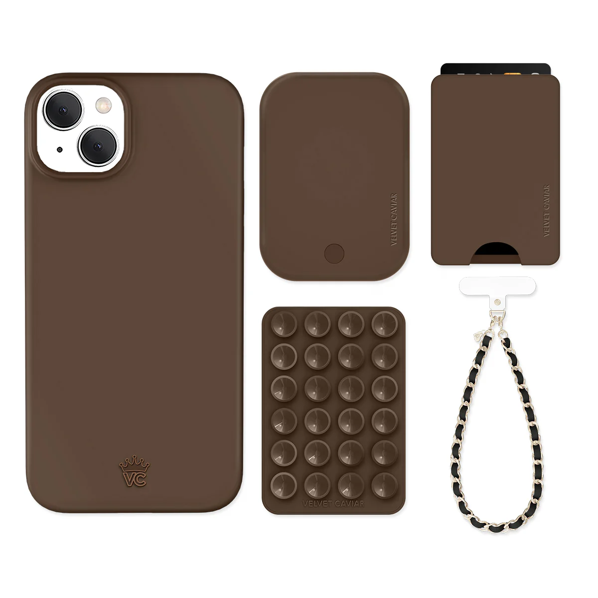 Espresso Brown iPhone Bundle Set - Wallet - Image 8